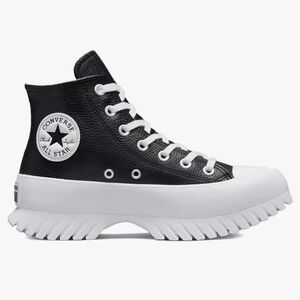 Converse CTAS Leather Lugged 2.0 HI Womens Size 10.5 Black Shoes